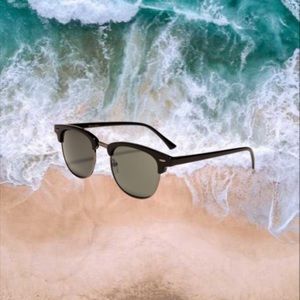 ⭐️2/$15 Black Clubmaster Style Sunglasses